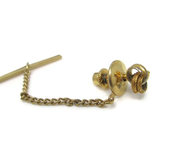 Interlocking Loops Tie Pin Tack Vintage: Nice Design