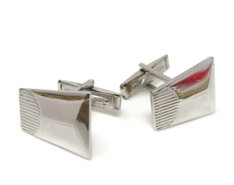 Modernist Rectangles Cufflinks for Men's Vintage Men's Jewelry Nice Design