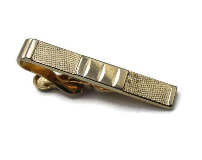 Classic Geometric Vintage Gold Tone Tie Bar Tie Clip Men's Jewelry