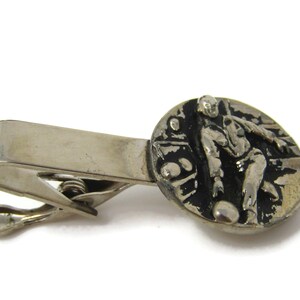 Vintage Bowling Tie Clip: Novelty Mens Tie Bar