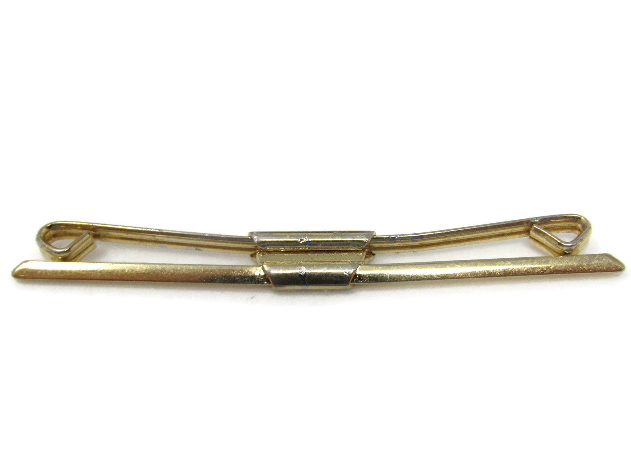 Knot Tie Clip Tie Bar Vintage Gold Tone Stand Out from the Crowd with Class