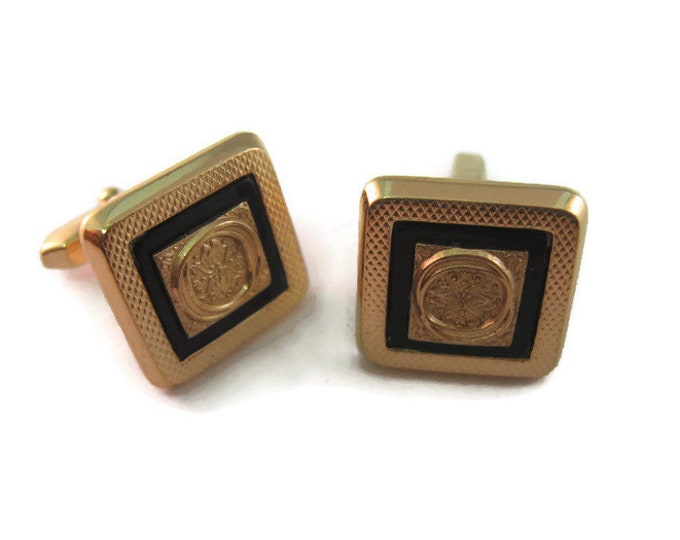 Vintage Cufflinks for Men: Classy "O" Letter Initial Design