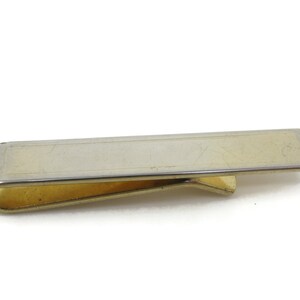 Classic Simple Tie Clip Bar Gold Tone Vintage Men&#39;s Jewelry Nice Design