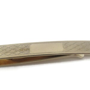 Crossing Lines Diamond Shape Tie Clip Tie Bar: Vintage Gold Tone - Stand Out from the Crowd with Class