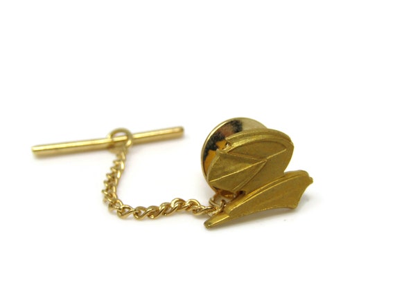 Knight Helmet Tie Tack Pin Vintage Men's Jewelry N