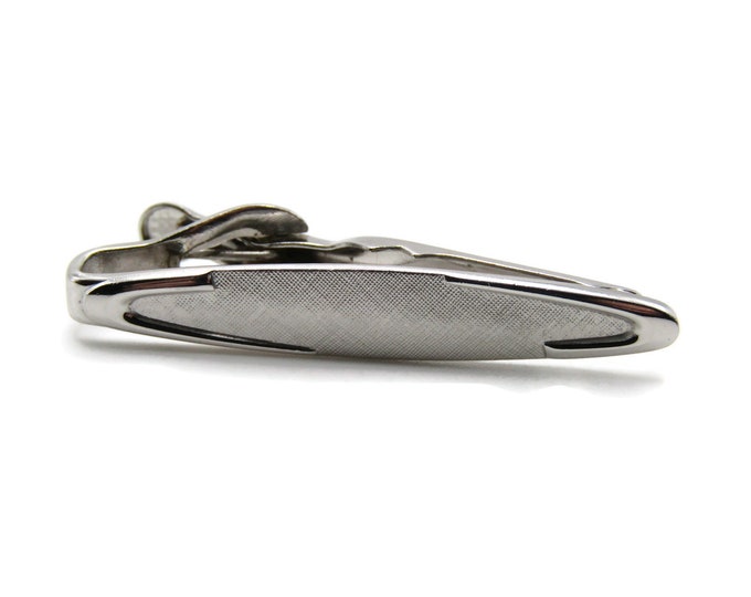 Textured Inlay Decorative Edging Classic Design Modernist Tie Clip Tie Bar Men's Jewelry