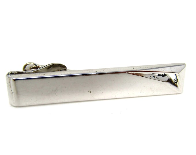 Cool Tie Clip Vintage Tie Bar Modernist Open Corner Design Gift for Dad Son Husband Boyfriend