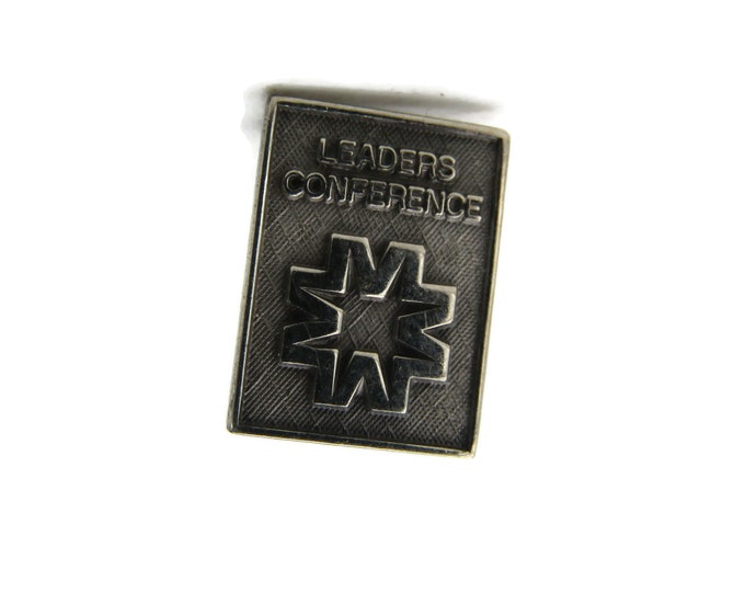 Leaders Conference And Logo Tie Pin  Men's Jewelry Silver tone
