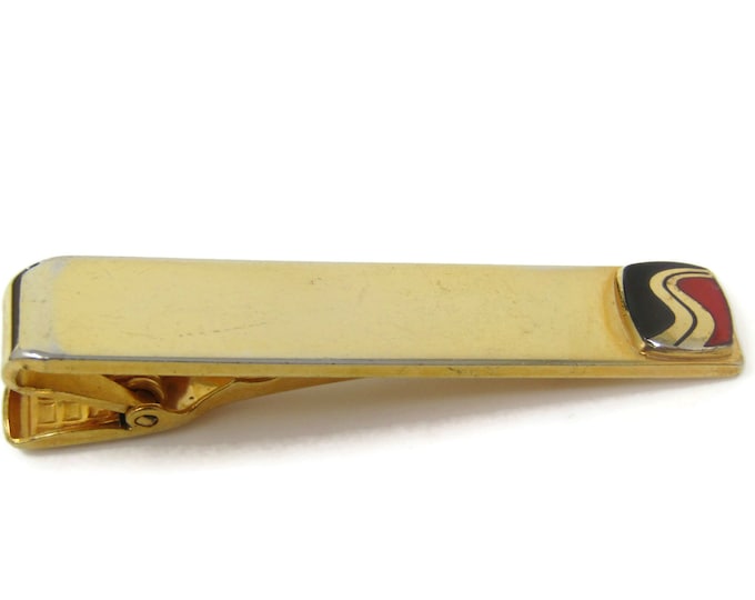 Road Logo Tie Bar Clip Gold Tone Stand Out w/ Style Fit In with Class