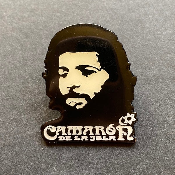 Camarón de la Isla vintage pin