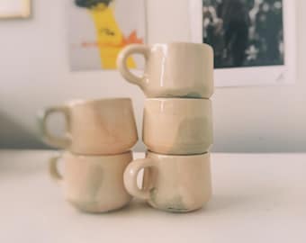 4oz Handmade Ceramic Cortado/Espresso Mug