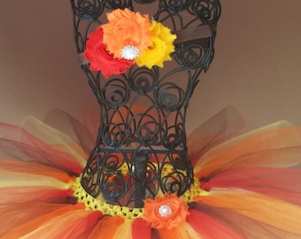 Thanksgiving Fall Brown Yellow, Red & Orange headband,Newborn Headband,Babygirl Headband,toddler,child,