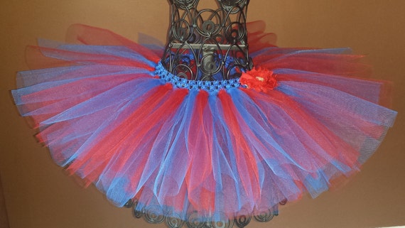 Spider Girl Tutu, red blue tutu, birthday, Newborn Tutu,Infant Tutu,  Ballerina, Baby Girl Tutu, costume
