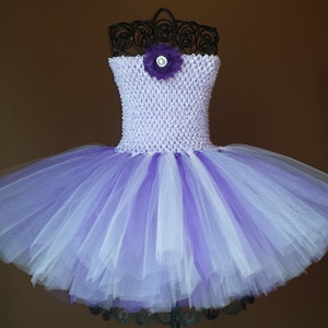 Lavender, purple, and lilac Tutu Dress,baby tutu dress Birthday flower girl,tulle,ballerina, photo prop,costume, infant, baby, toddler, girl
