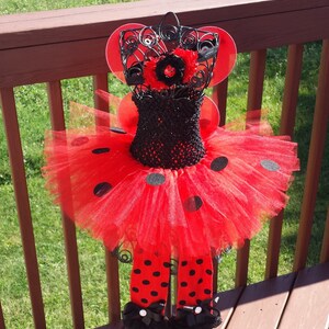 Ladybug Tutu and Aliceband Age 3-6 main image 1
