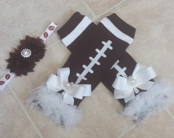 Diadema de fútbol y conjunto más cálido de las piernas, juego de pastel de aplastamiento, niña bebé, niño pequeño, foto prop, niñas, tutús, sets