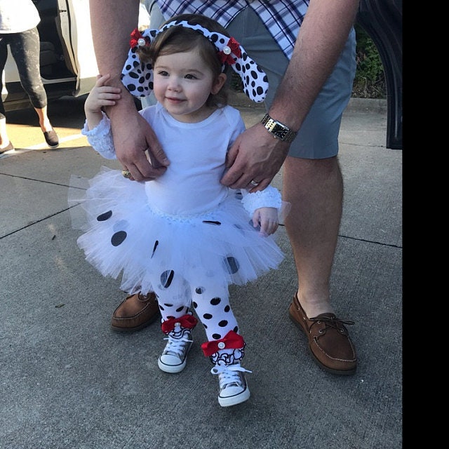 Set Costume Da Dalmata Con Orecchie E Coda, Orecchie Da - Foto 12