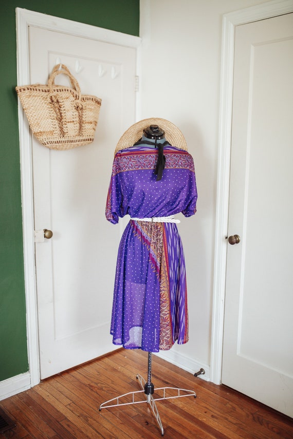 Vintage | Sangria swing dress
