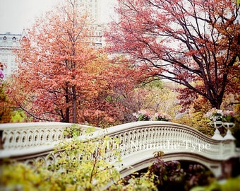 Bow Bridge Print NYC Photography Central Park Photo New York City print Central Park Decor Autumn Decor New York photography New York Decor