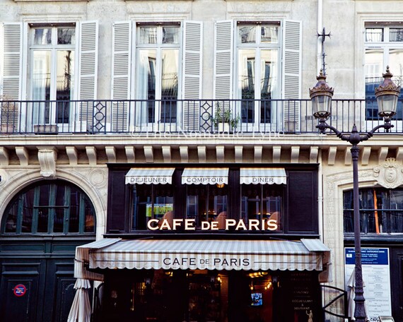 Kitchen Decor Paris Wall Art Photo Paris Cafe Photo Kitchen | Etsy Ireland