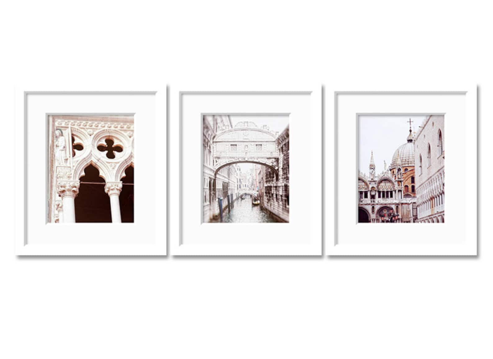 Italy Print Set Set of 3 Prints Italy Photography Venice Print Etsy