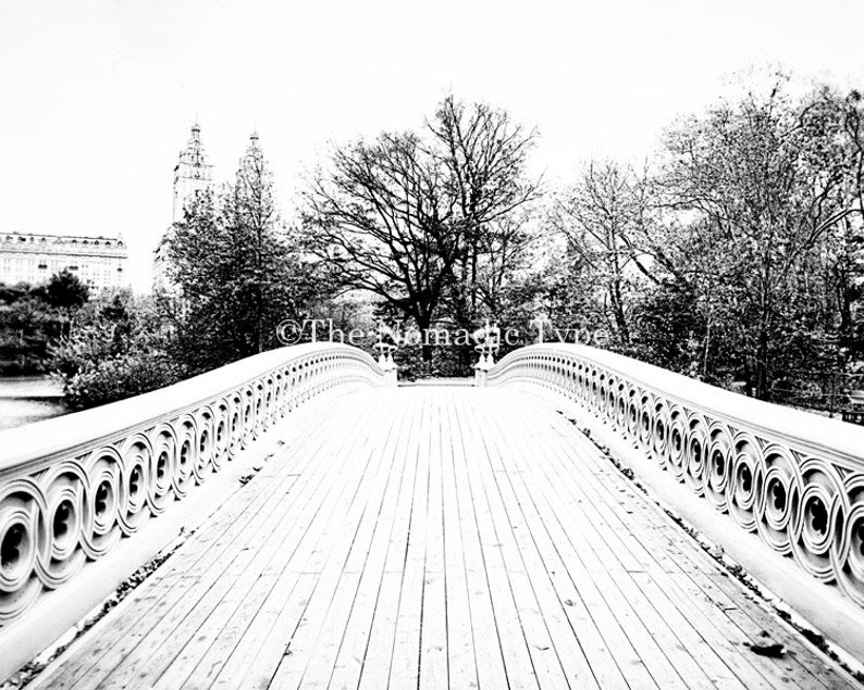 New York City Print set, Central Park Photos, Set of 9, Black and White, New York Photography, Architectural Prints, Central Park Wall Art image 9