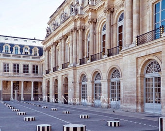 Paris Photography Paris France Print Palais Royal Columns Gift for her Paris Wall Art Travel Photography Paris Architecture France Photo Art