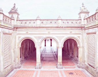 New York City Central Park Print, Bethesda Terrace, Architecture photo, Central Park Decor, NYC Wall Art, Central Park Photo, Travel Decor