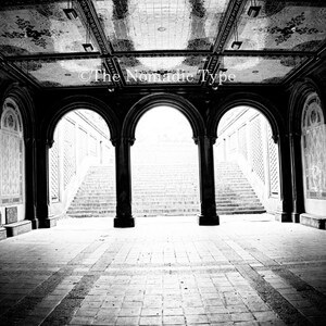 New York City Print set, Central Park Photos, Set of 9, Black and White, New York Photography, Architectural Prints, Central Park Wall Art image 8