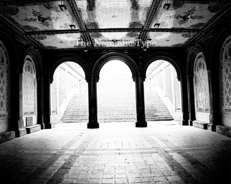 New York City Print set, Central Park Photos, Set of 9, Black and White, New York Photography, Architectural Prints, Central Park Wall Art image 8