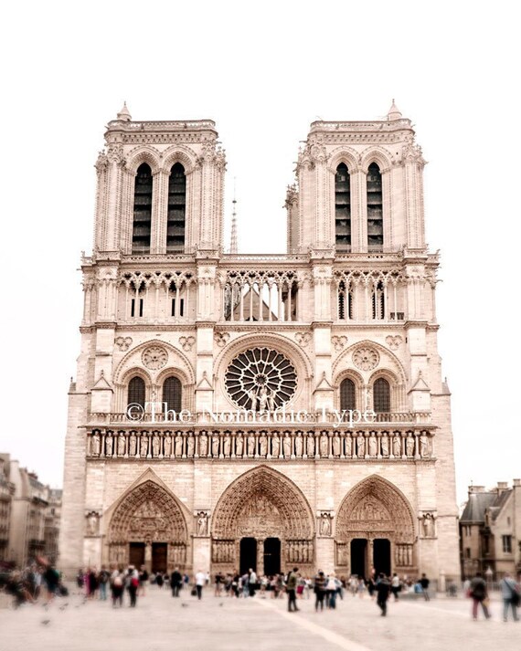 Notre Dame de Paris Paris Wall Art, French Architecture Paris Photography Home Decor Paris Notre Dame Art Print Paris Home Decor