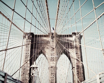 Brooklyn Bridge Print, New York City Decor,  NYC photo, New York photography, Brooklyn Bridge Photo, NYC home decor, New York City Print