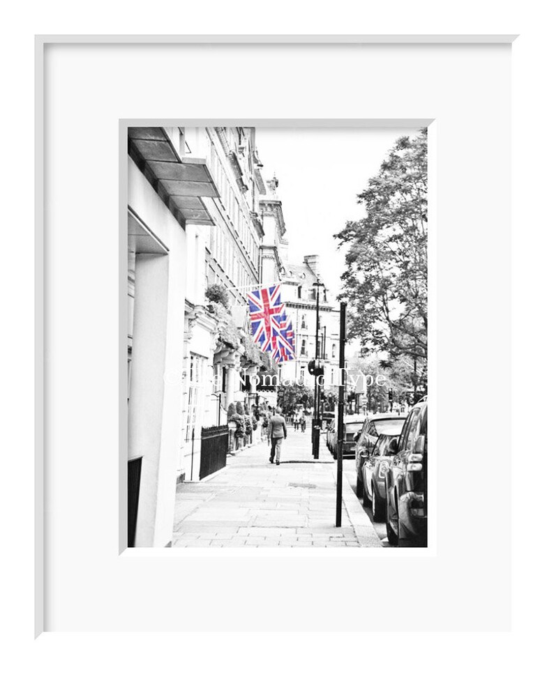 London Wall Art England Travel Decor London Photography London Flag