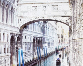 Bridge of Sighs Photo, Venice Italy Travel Print, Venice wall art, Venice photography, Venice Italy Decor, Gondola photo, Venice Canal Print