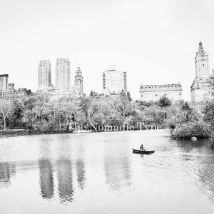 New York City Print set, Central Park Photos, Set of 9, Black and White, New York Photography, Architectural Prints, Central Park Wall Art image 2