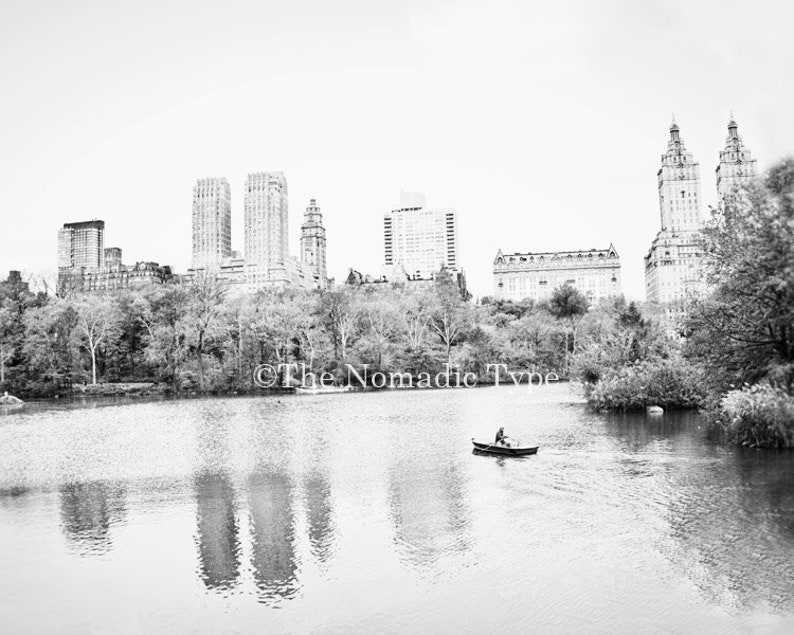 New York City Print set, Central Park Photos, Set of 9, Black and White, New York Photography, Architectural Prints, Central Park Wall Art image 2