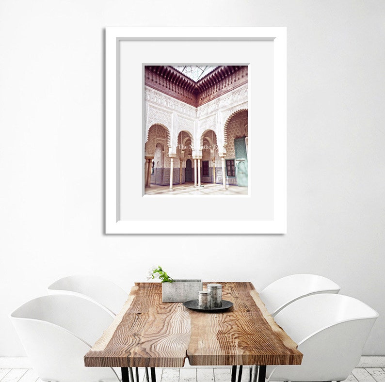 Moroccan Arch Print Morocco Wall Art Travel Wall Decor Morocco Etsy