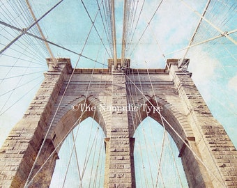 Brooklyn Bridge Photo, New York City Architecture print, New York City Print, New York City Decor, NYC photo, New York Photography, Wall Art