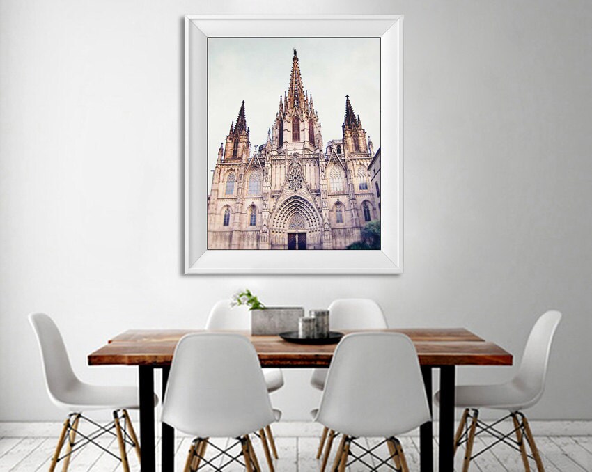 Gothic Art Print Architectural Photo Spain Photo Architecture | Etsy