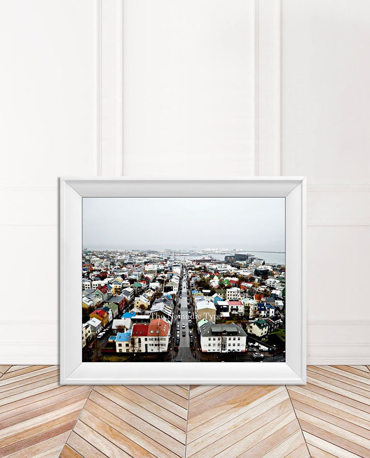 Reykjavik Photo, Iceland Travel Print, Travel Photography, Iceland Wall