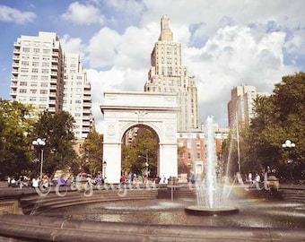 Washington Square Park New York City Print NYC Wall Art Travel Wall Art New York City Decor Architecture Print New York City Park Home Decor