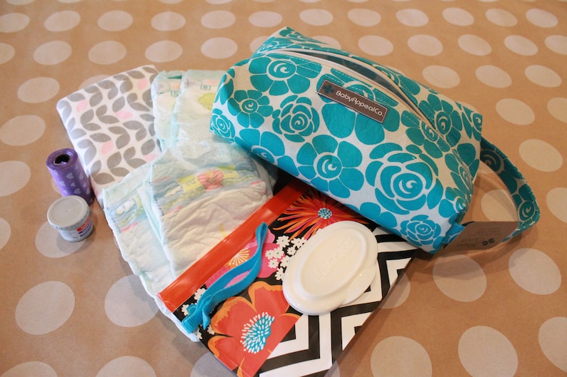 Baby Bag Diaper Clutch Girl Diaper Bag Baby Gift Snack /& Toy Bag Baby Shower Gift Diaper Clutch Boy Diaper Clutch Diapers and wipes
