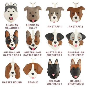 Breloques de sac personnalisées pour chien, idées cadeaux originales pour les amoureux des chiens, accessoires élégants et faits main pour sacs, souvenir