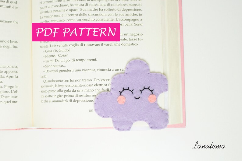 Pdf Felt Pattern Bookmark Corner Handmade Diy Image 0