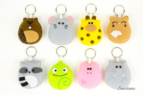 DIY ADORABLE ANIMAL KEYCHAINS — The Sorry Girls