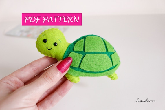 turtle plush pattern