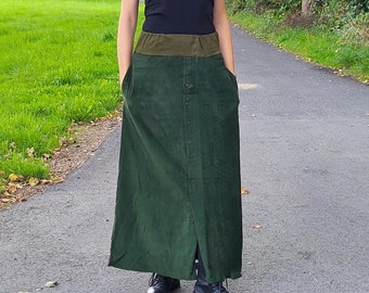 Plus size corduroy skirt xxl shop