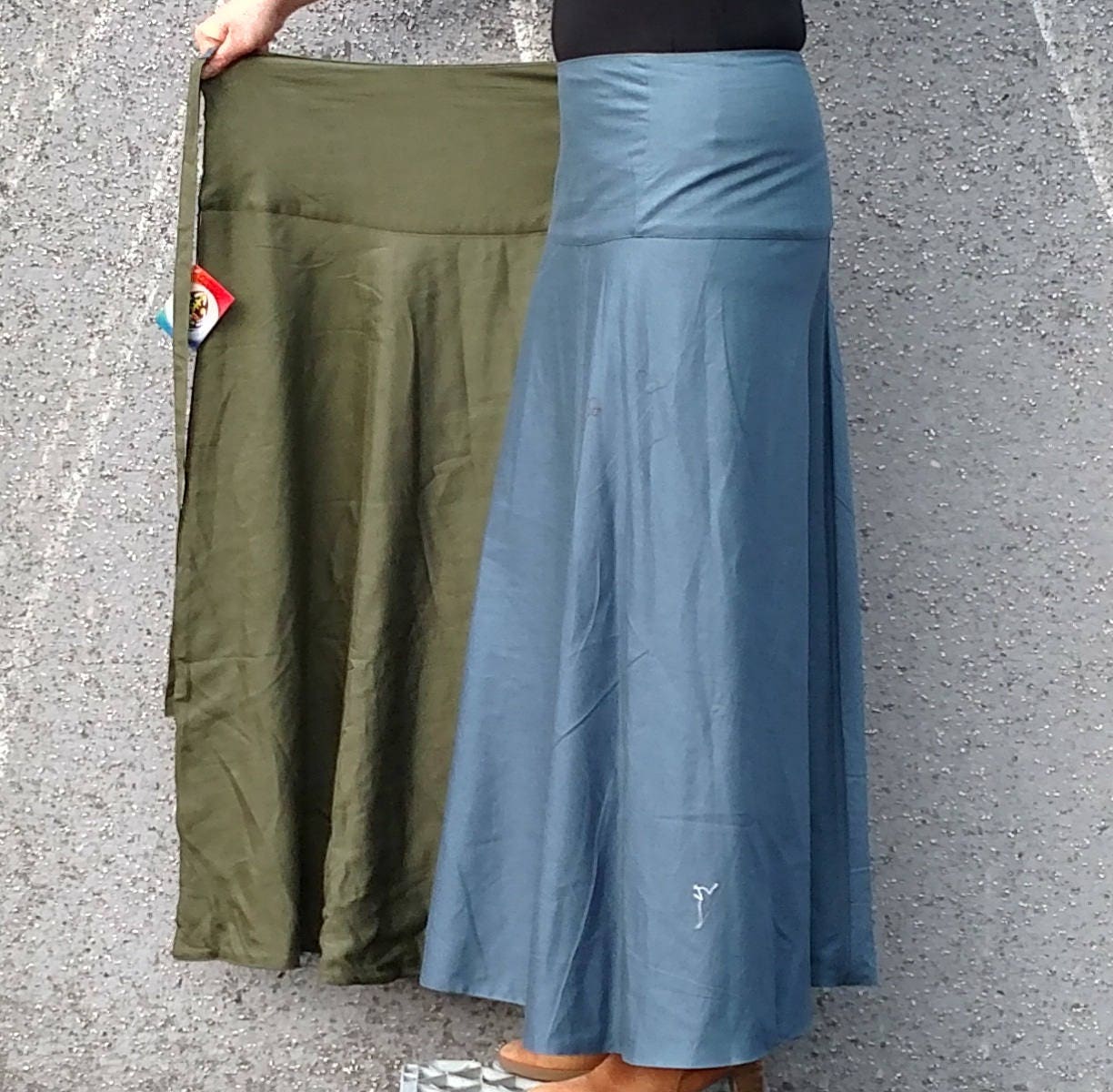 Wrap Maxi Reversible Skirt Cotton Long Skirt Boho Maxi | Etsy