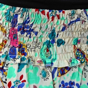 Broek Wijde pijpen Palazzo Lente Zomer Hippie Losjes Comfortabel, gebroken wit Kleurrijk Cool Bloemenprint Zwierige lange comfortabele broek Past maat 36-44 EU afbeelding 7