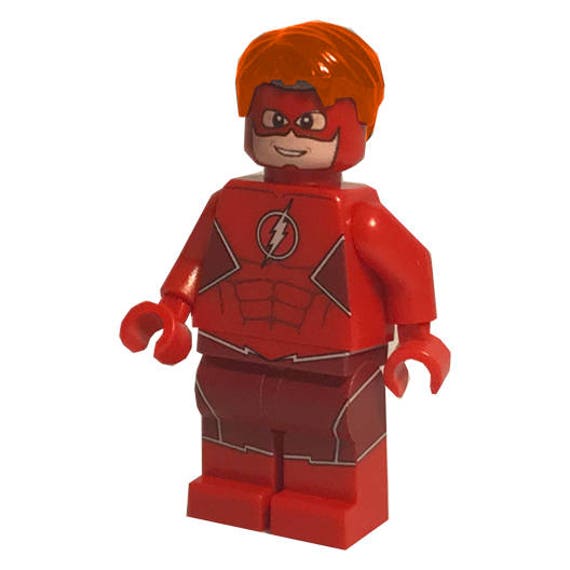 custom lego flash minifigure
